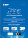 Saco Chiclet for Dell Xps 17-L702x Laptop Keyboard Skin