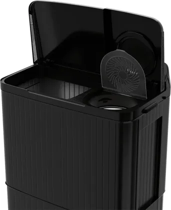 Haier HTW140-196BK 14 kg Semi Automatic Washing Machine