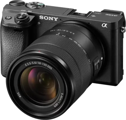 Sony Alpha 6300M Mirrorless Camera Body with 18 - 135 mm Zoom Lens