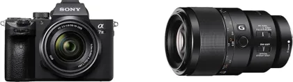 Sony a7 III 24.2MP Mirrorless Camera with FE 28-70mm F/3.5-5.6 OSS & E 90mm F2.8 Macro G OSS Lens