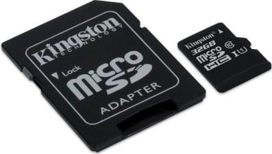 Kingston MicroSDHC 32GB Memory Card (Class 10)
