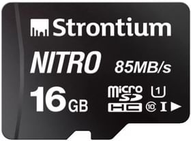Strontium Nitro 16 GB MicroSDHC UHS Class 1 85 MB/s  Memory Card