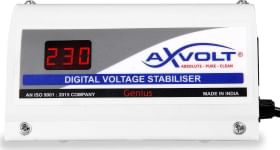 AXVOLT Genius-D 600 VA Digital Copper Voltage Stabilizer