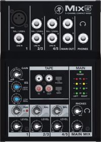 Mackie Mix-5 5 Channel Sound Mixer