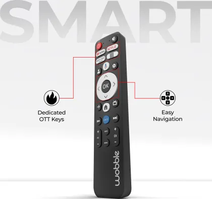 Wobble WB50UDAGU2875D25 50 inch Ultra HD 4K Smart LED TV