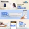 Panasonic CS/CU-EZ18BKYXFM 1.5 Ton 3 Star 2025 Inverter Split AC