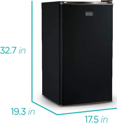 BLACK+DECKER BCRK32B 3.2 Cu Ft Single Door Mini Refrigerator