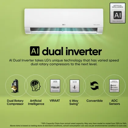 LG TS-Q14BNZE 1 Ton 5 Star 2024 Inverter Split AC