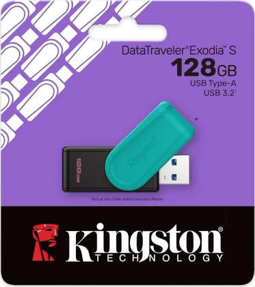Kingston DataTraveler Exodia S 128GB USB 3.2 Gen 1 Flash Drive - image 4