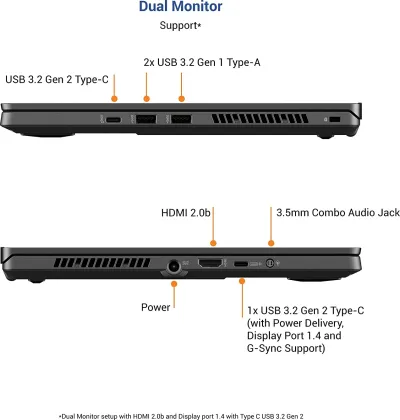 Asus ROG Zephyrus G14 GA401IV-HE182TS Gaming Laptop (AMD Ryzen 9/ 32GB/ 1TB SSD/ Win10 Home/ 6GB Graph)