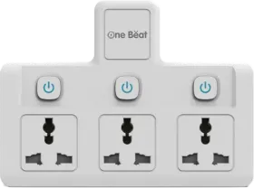One Beat Wall OB-203 3 Sockets Surge Protectors