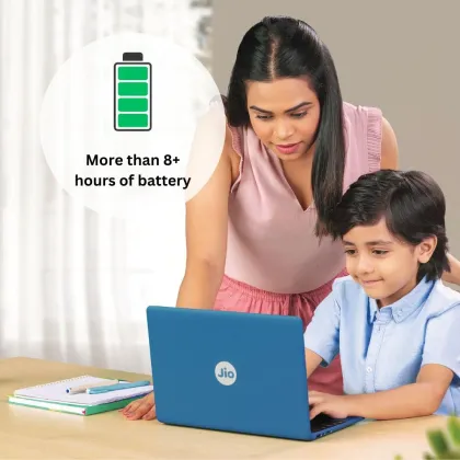 Jio JioBook NB1112MM BLU 2023 Netbook Laptop (Octa Core/ 4GB/ 64GB eMMC/ JioOS)