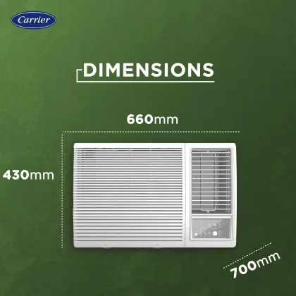 Carrier CIW19EC3R35F0 1.5 Ton 3 Star Inverter Window AC