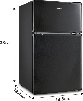 Midea WHD-113FB1 3.1 Cu Ft Double Door Mini Refrigerator
