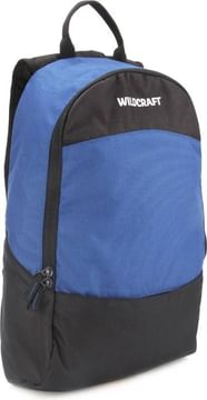 Wildcraft Leap Blue Backpack (Black, Blue)