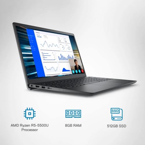 Dell Vostro 3425 Laptop (AMD Ryzen 5-5500U/ 8GB/ 512GB SSD/ Win11 Home)