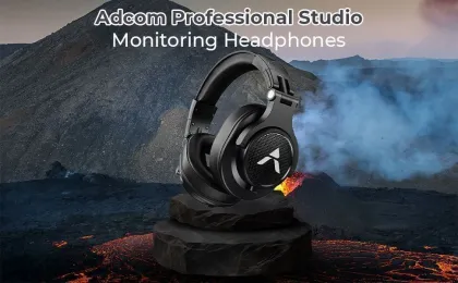 Adcom Sound Master Wired Studio Headphones
