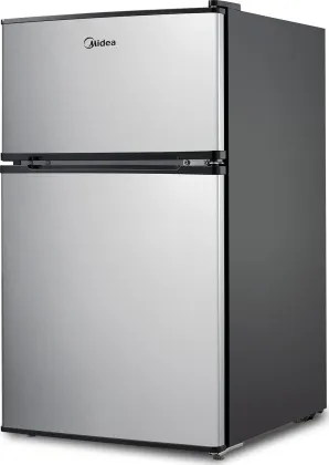 Midea WHD-113FSS1 3.1 Cu Ft Double Door Mini Refrigerator