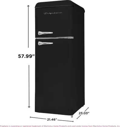 Frigidaire ‎EFRO796ONYX 7.5 Cu Ft Double Door Refrigerator