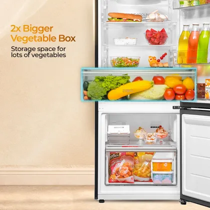 Haier HEB-332GBA-P 325 L 2 Star Double Door Refrigerator