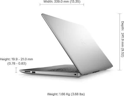 Dell Inspiron 3493 Laptop (10th Gen Core i5/ 8GB/ 1TB 256GB SSD/ Win10)