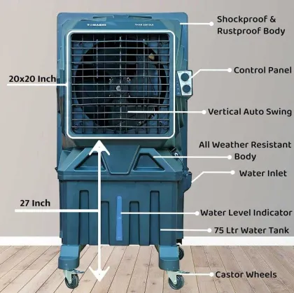 Tomashi 100 DLX 75 L Desert Air Cooler