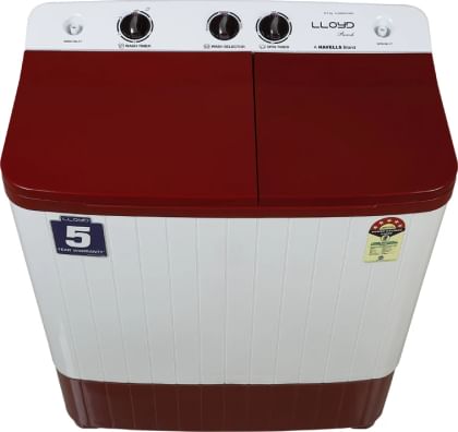 Lloyd GLWS655PUKRD 6.5 Kg Semi Automatic Washing Machine