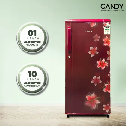 Candy CSD1952RS 185 L 2 Star Single Door Refrigerator