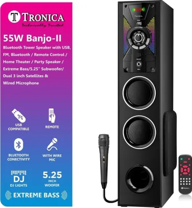 Tronica Banjo II 55W Bluetooth Speaker
