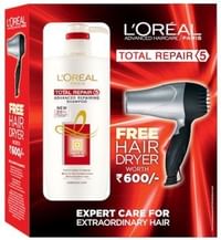 L'Oreal Paris Total Repair 5 Shampoo + Free Hair Dryer