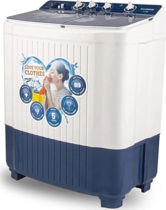 hyundai washing machine 7.5 kg