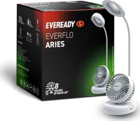 Eveready FE06 Everflo Aries 5 Blade Rechargeable Table Fan