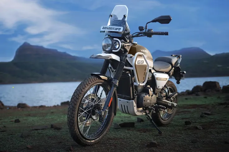 ELECTRIC × DRT / ROAD GLACIER Yezdi Adventure Glacier White THL Price in India 2025, Full Specs