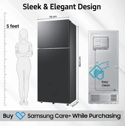 Samsung Bespoke RT80H51C3K 467 L 3 Star Double Door Refrigerator