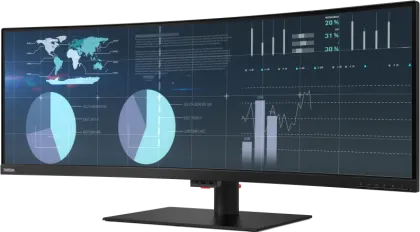 Lenovo ThinkVision P44w-10 43.4-inch Ultrawide Ultra HD 4K Curved Monitor