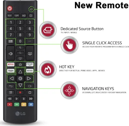 LG LR60 32 inch HD Ready Smart LED TV (32LR600B6LC)