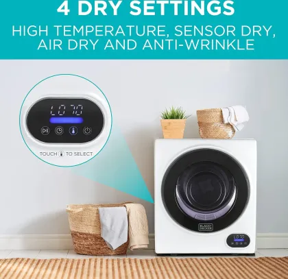 Black & Decker BCED37 1.5 cu ft Fully Automatic Front Load Dryer