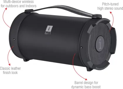 iBall Musi Barrel 12 W Bluetooth Speaker