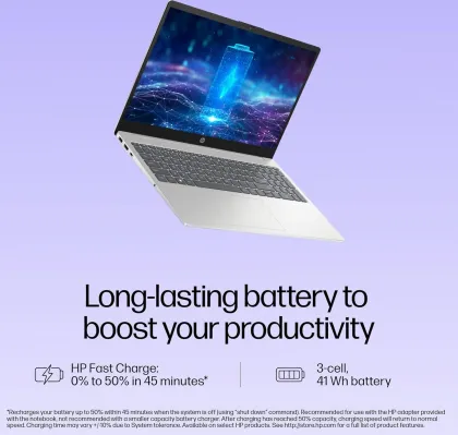 HP 15-fd0465TU Laptop (13th Gen Core i3/ 8GB/ 512GB SSD/ Win11 Home)