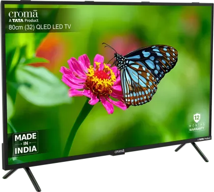 Croma CREL032HGQ333850 32 inch HD Ready Smart QLED TV