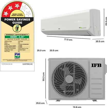 IFB CI133SL11RGM3 1 Ton 3 Star 2026 Inverter Split AC