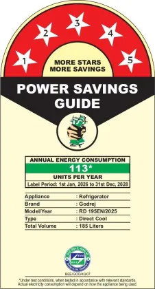 Godrej RD 195EN TAI 185 L 5 Star Single Door Refrigerator