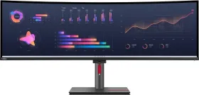 Lenovo ThinkVision P49w-30 49 inch Dual Quad HD Curved Monitor