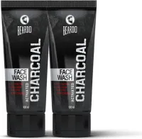 Beardo Activated Charcoal Facewash (Pack 2)