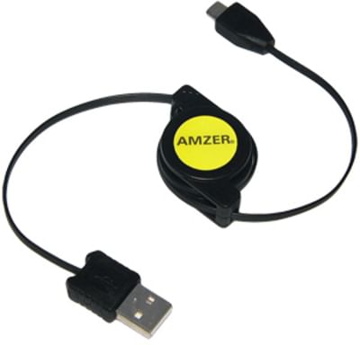 Amzer 82268 Micro USB Retractable Data Cable