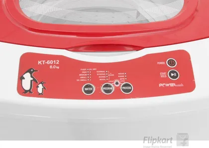 Kelvinator KT6012TR-FAU 6kg Fully Automatic Top Loading Washing Machine