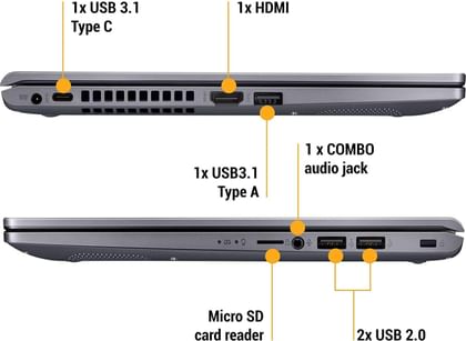 Asus VivoBook 15 M509DA-BQ1065T Laptop (AMD Ryzen 5/ 4GB/ 256GB SSD/ Win10)