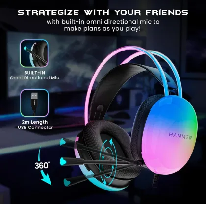 Hammer Blaze Wired Headphones