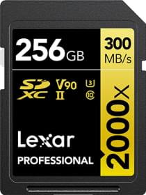 Lexar Professional 2000x GOLD Series SDXC/SDHC 256GB Class 10 Memory Card