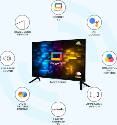 Earthonic NAE32H719T 32 inch HD Ready Smart QLED TV
